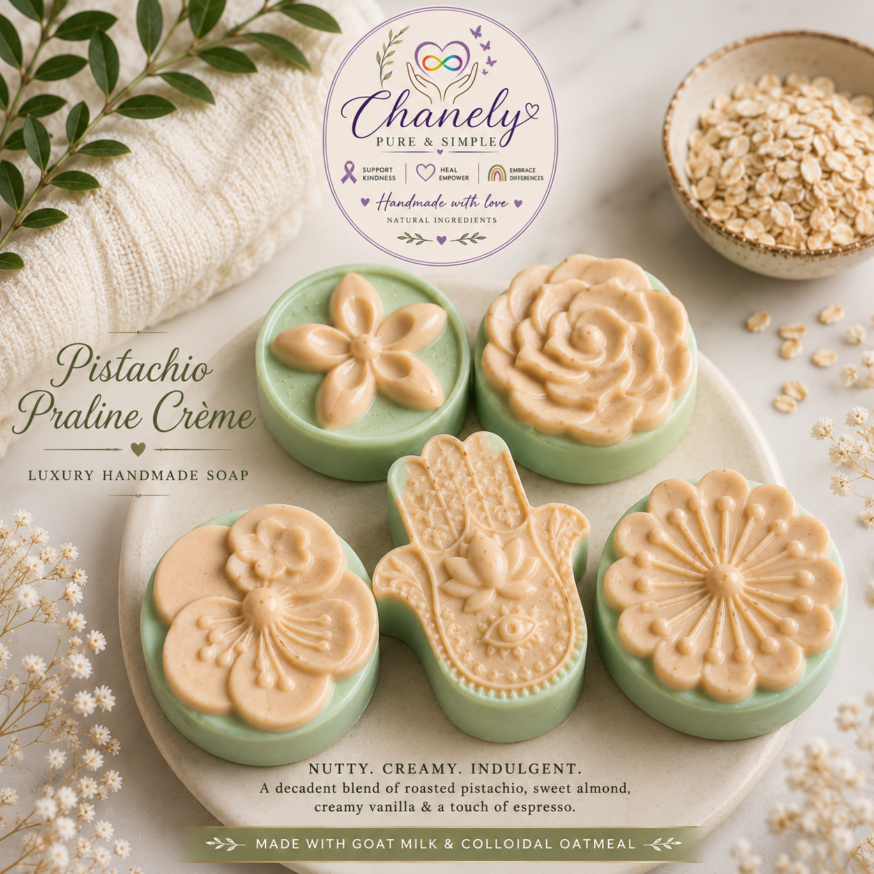Pistachio Praline Crème